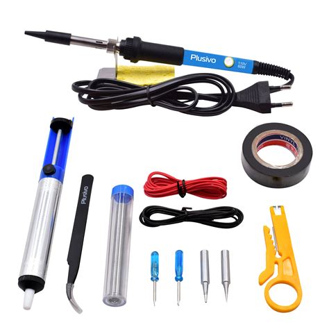 Basic Soldering Kit for Electronics (230 V, Plug Type: EU)