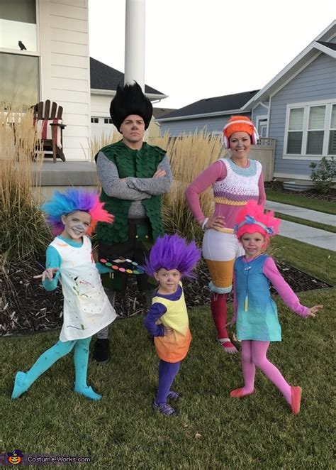 Trolls Family Costume