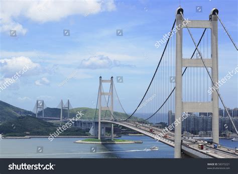 Tsing Ma Bridge Stock Photo 58373221 | Shutterstock