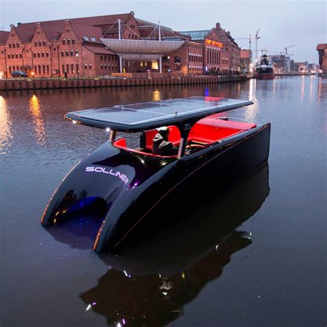 Catamaran small boat - Catamaran Electrico - Flash Catamarans - inboard / solar powered / 10 ...