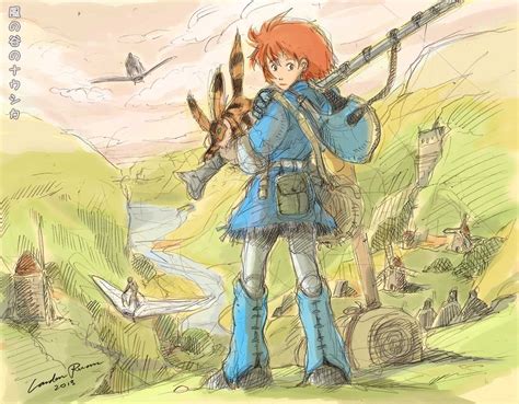 Nausicaä - Hayao Miyazaki Fan Art (38824504) - Fanpop