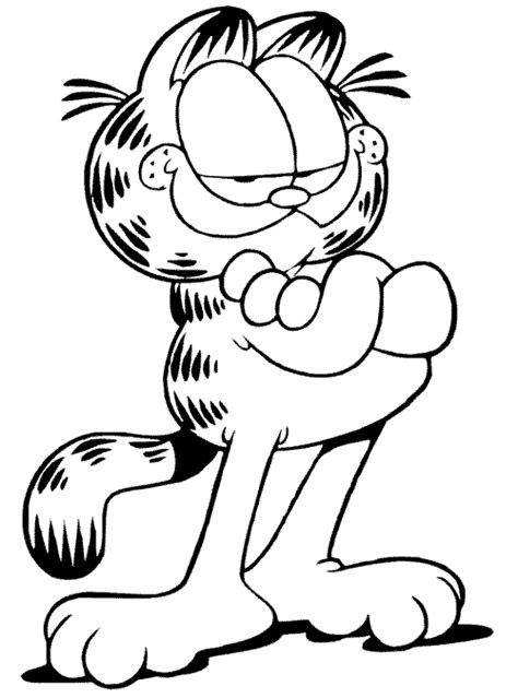 Garfield (Cartoons) – Free Printable Coloring Pages