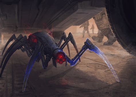 Spider Drone by GrenadeKitten on DeviantArt