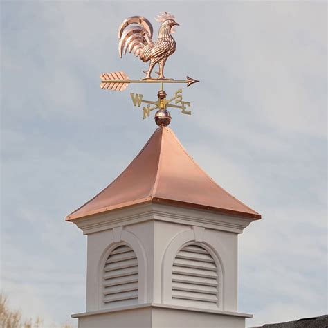 Proud Rooster Copper Weathervane - New England Outdoor Sheds & Garages