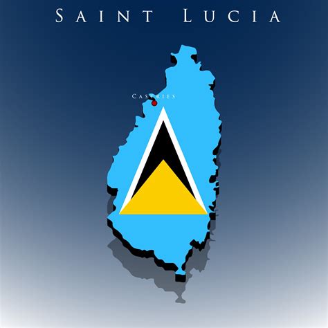 Map of Saint Lucia | Saint Lucia Flag Facts and Places to visit - Best Hotels Home