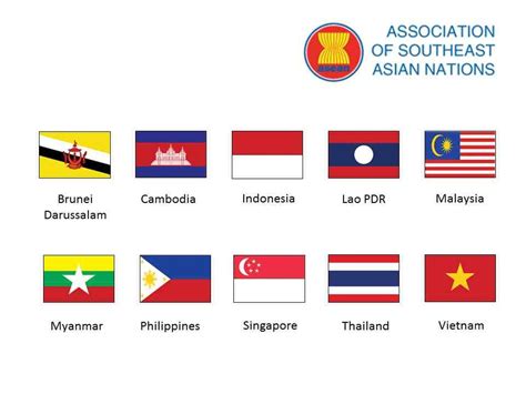 ASEAN – member countries – flags. | Southeast Asia 2 | Pinterest ...