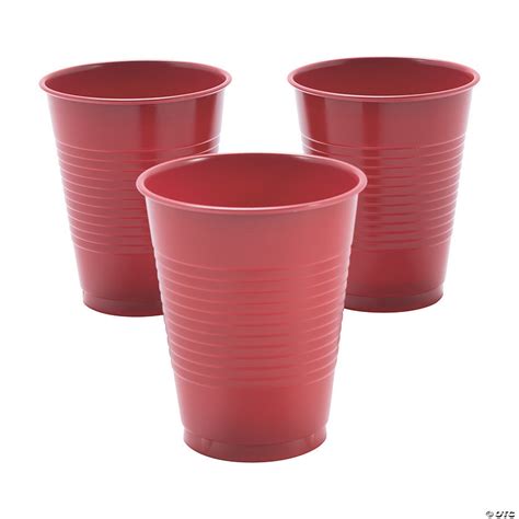 Bulk Classic Red Plastic Cups - 50 Ct. | Oriental Trading