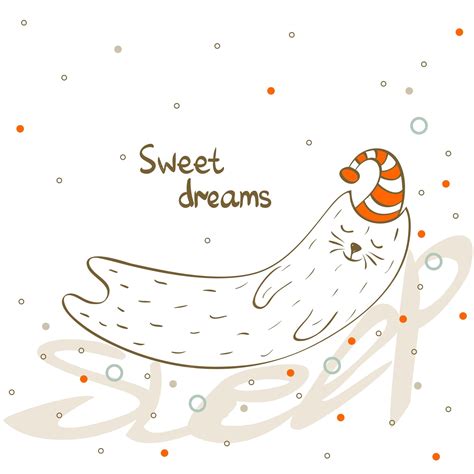 Premium Vector | Sleeping cat