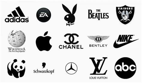 Black logo designs. How to know if the black color is best for your logo | Turbologo