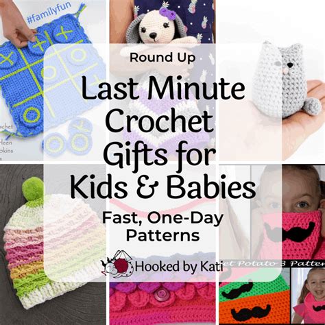 Last Minute Crochet Gifts for Kids & Babies - Hooked by Kati