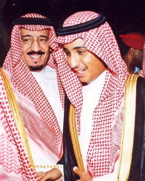 King Salman with Prince Mohammed