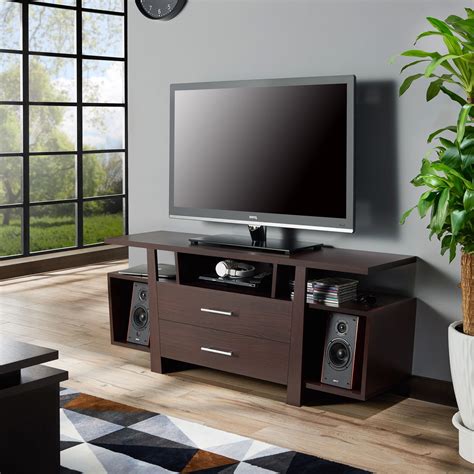 Modern Tv Furniture Cabinets 57'' Tv Stand Modern Decorative Cabinet With Multi-mode Led Lights ...