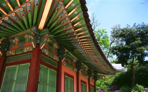 Temple in Seoraksan National Park, South Korea wallpaper - World ...