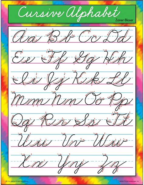 Cursive Alphabet Letters To Print