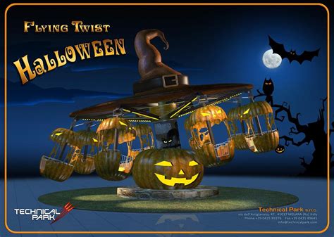 HAPPY HALLOWEEN - FLYING TWIST - Technical Park - Amusement Rides and ...