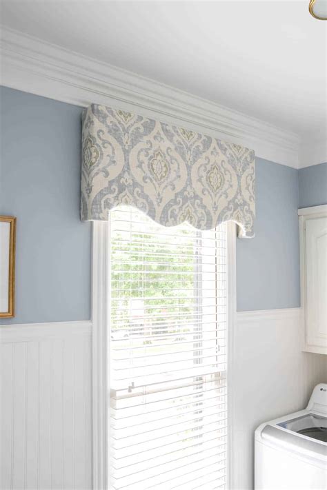 DIY Window Cornice Board with Fabric - The Turquoise Home