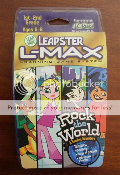 Leapster L-Max - Rock the World Game - New in box