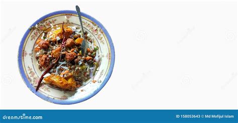 Traditional Food in Bangladesh Sylhet in White Background Stock Image - Image of italian ...