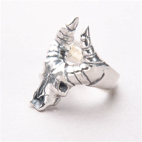 Kudu Skull Ring (Size 8) - Crooked Howlet Designs - Touch of Modern