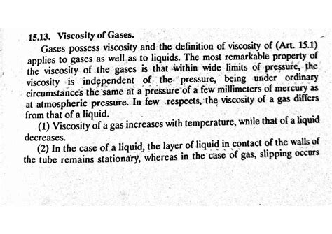 Viscosity of gases - Bsc Physics - Studocu