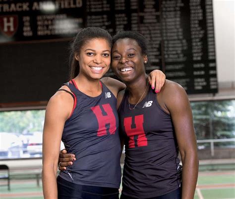 Harvard track athletes Ngozi Musa and Gabby Thomas | Harvard Magazine | Athlete, Gabby, Hurdler