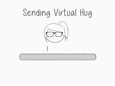 Virtual Hug by Nikki Shyuan on Dribbble