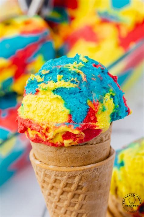 Easy Superman Ice Cream Recipe - Ice Cream From Scratch