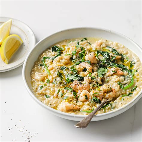 Easy Baked Brown Rice Shrimp Risotto | Recipes