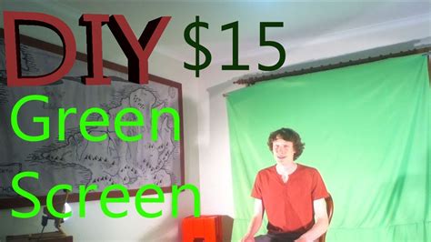 Super awesome DIY Green-Screen setup! Fo' Cheap! - YouTube