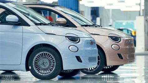 Fiat Shows Production Line Of The New 500 Electric