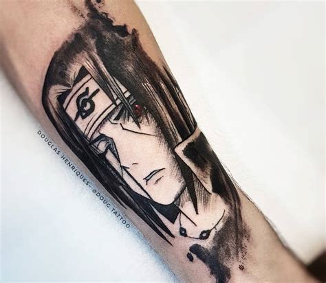 Itachi Uchiha tattoo by Douglas Henriques | Photo 25770