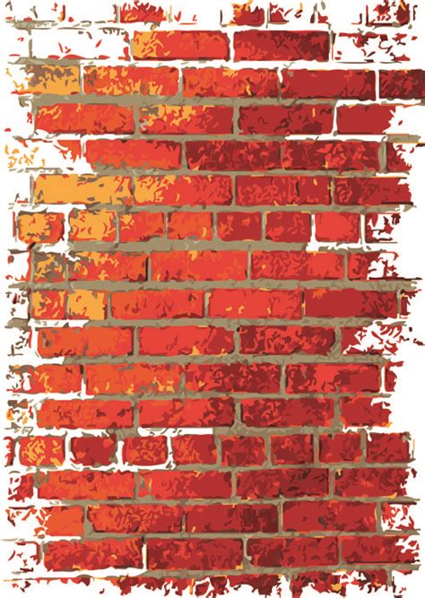 Brick Wall Design Cartoon - To Decoration