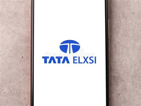 West Bangal, India - October 09, 2021 : Tata Elxsi Logo on Phone Screen Stock Image. Editorial ...