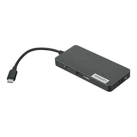 Lenovo USB-C 7-in-1 Hub - Docking station - USB-C - HDMI - for ThinkPad E14 Gen 2; E15 Gen 2 ...