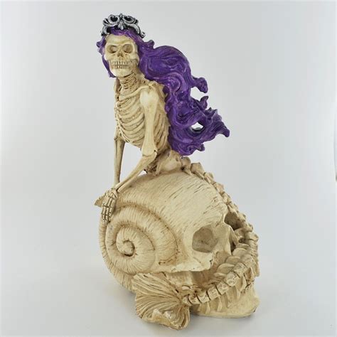 Skeleton Mermaid on Shell Skull | Mermaid skeleton, Mermaid, Skull