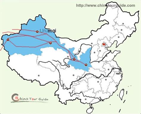 Silk Road China Map – Map Vector