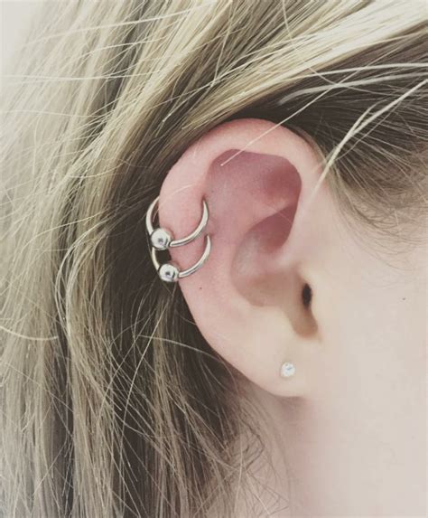 The double helix procedure is more painful than earlobe piercings because it penetrates ...