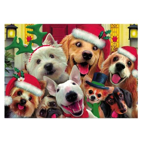 BestPysanky It's Christmas! Smiling Dogs Greeting Card - Walmart.com