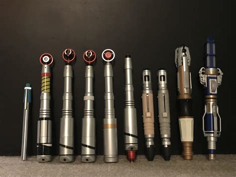 My Complete Sonic Screwdriver Collection: 2nd-12th : r/doctorwho