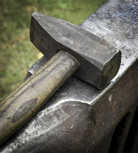 Forging Hammer On The Anvil Photograph by Jozef Jankola - Pixels