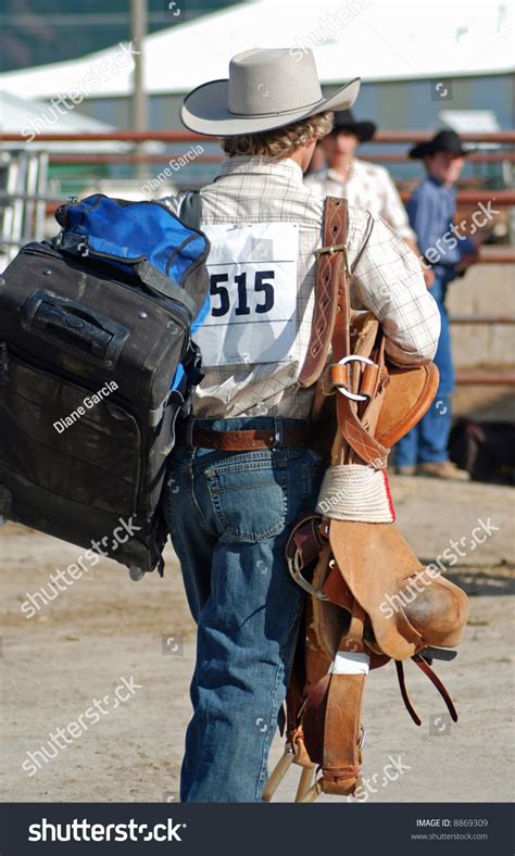 Bronc Rider Stock Photo (Edit Now) 8869309