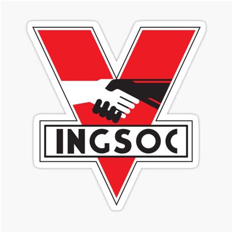 "Ingsoc" Sticker for Sale by ChrisOrton | Redbubble