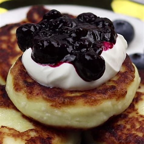 Syrniki Recipe - Russian Cheese Pancakes | Babaganosh