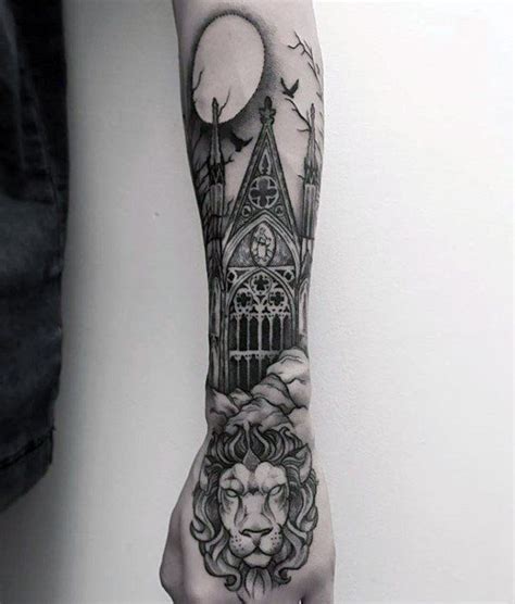 50 Cathedral Tattoo Designs for Men | Cathedral tattoo, Tattoo designs, Tattoo designs men