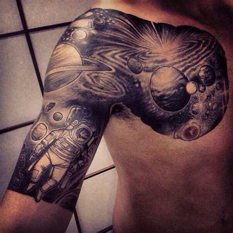 50 Earth Shattering Space Tattoos That Are Literally Out Of This World ...