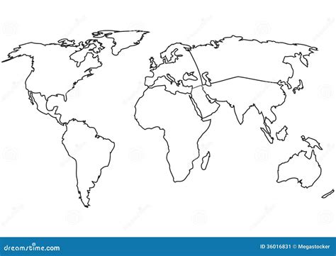 World Continents stock vector. Illustration of business - 36016831