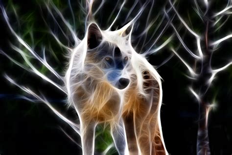 Glowing Wolf Photograph by Shane Bechler - Pixels