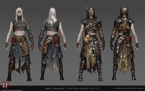 Necromancer Armor Concept Art - Diablo IV Art Gallery