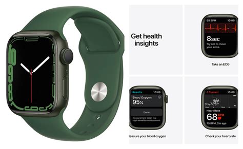 Apple Watch Series 7 GPS, 41mm Green Aluminum Case with Clover Sport Band – Regular $339 + Free ...