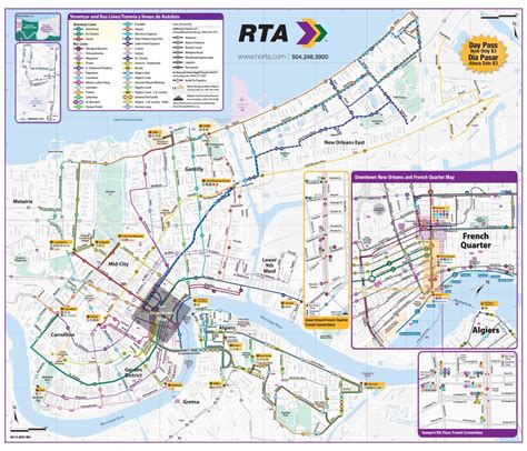 New Orleans Bus Routes Map